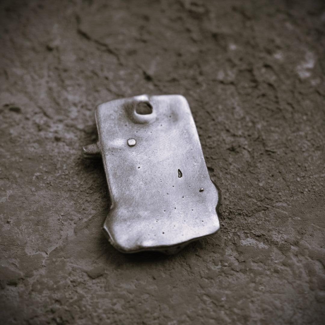 Мъжки медальон Сребро 925 „Вяра, Надежда и Любов“ | Бохо – Рюстик – Скулптурни Бижута | Ръчна изработка | Арт дива