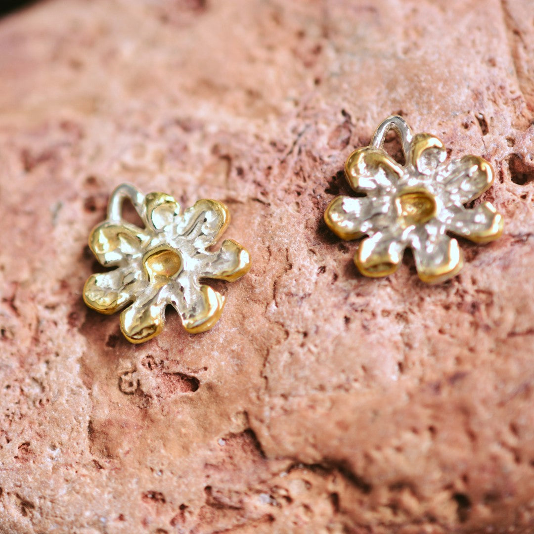 Сребърен медальон 925 цвете – талисман за хармония, скулптурни бижута, бохо стил, ръчна изработка, подходящ подарък за майка, дъщеря или приятелка | Арт Дива