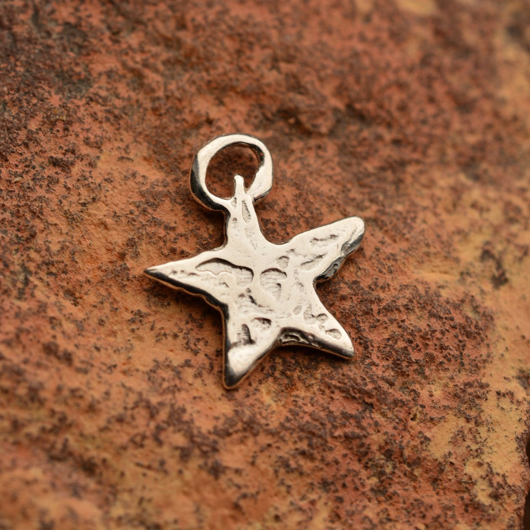 Сребърен медальон 925 звезда – талисман за надежда, скулптурни бижута, бохо стил, ръчна изработка, подходящ подарък за майка, дъщеря или приятелка | Арт Дива