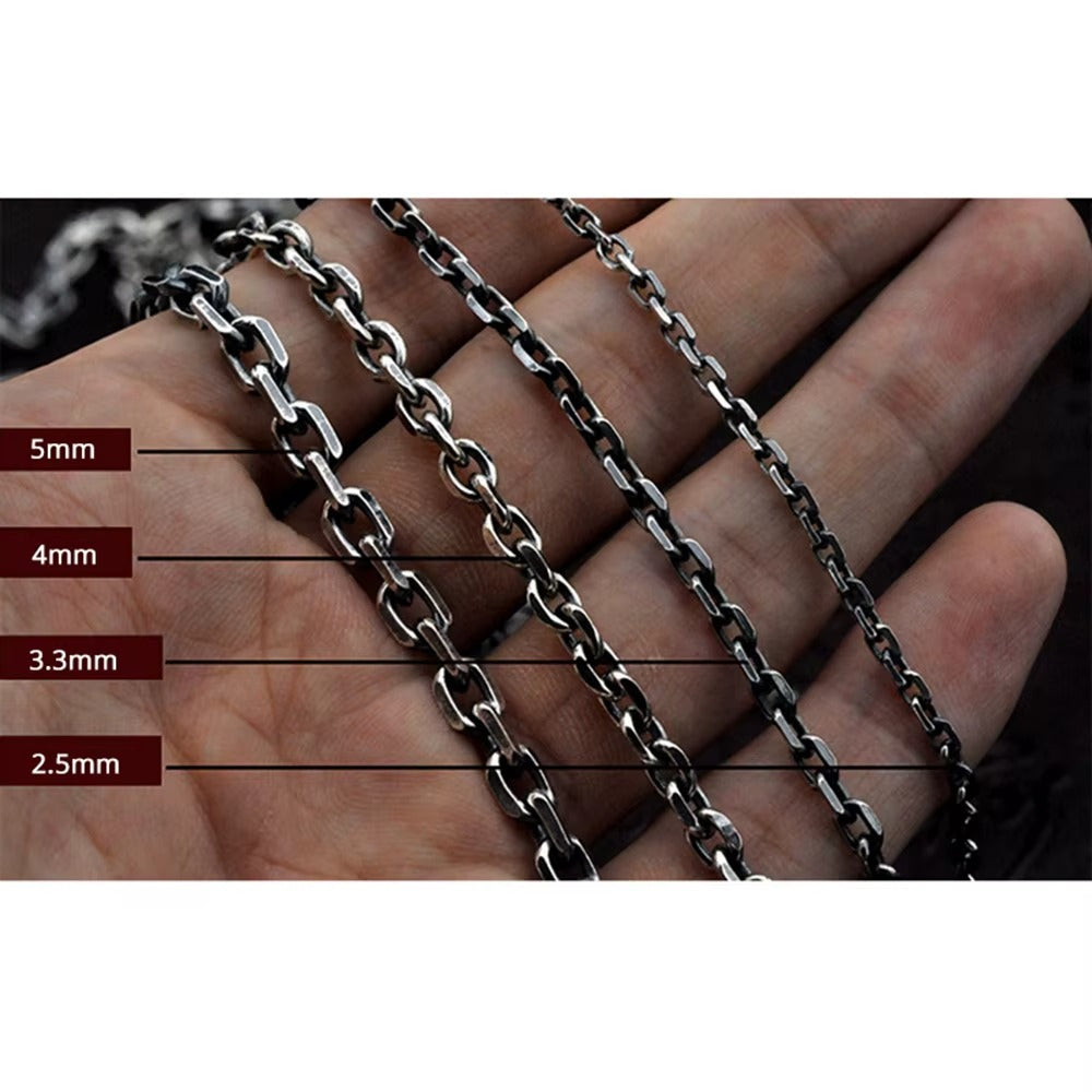 Мъжка Сребърна Верига (Синджир) – Сребро 925, Дължина 65 см.