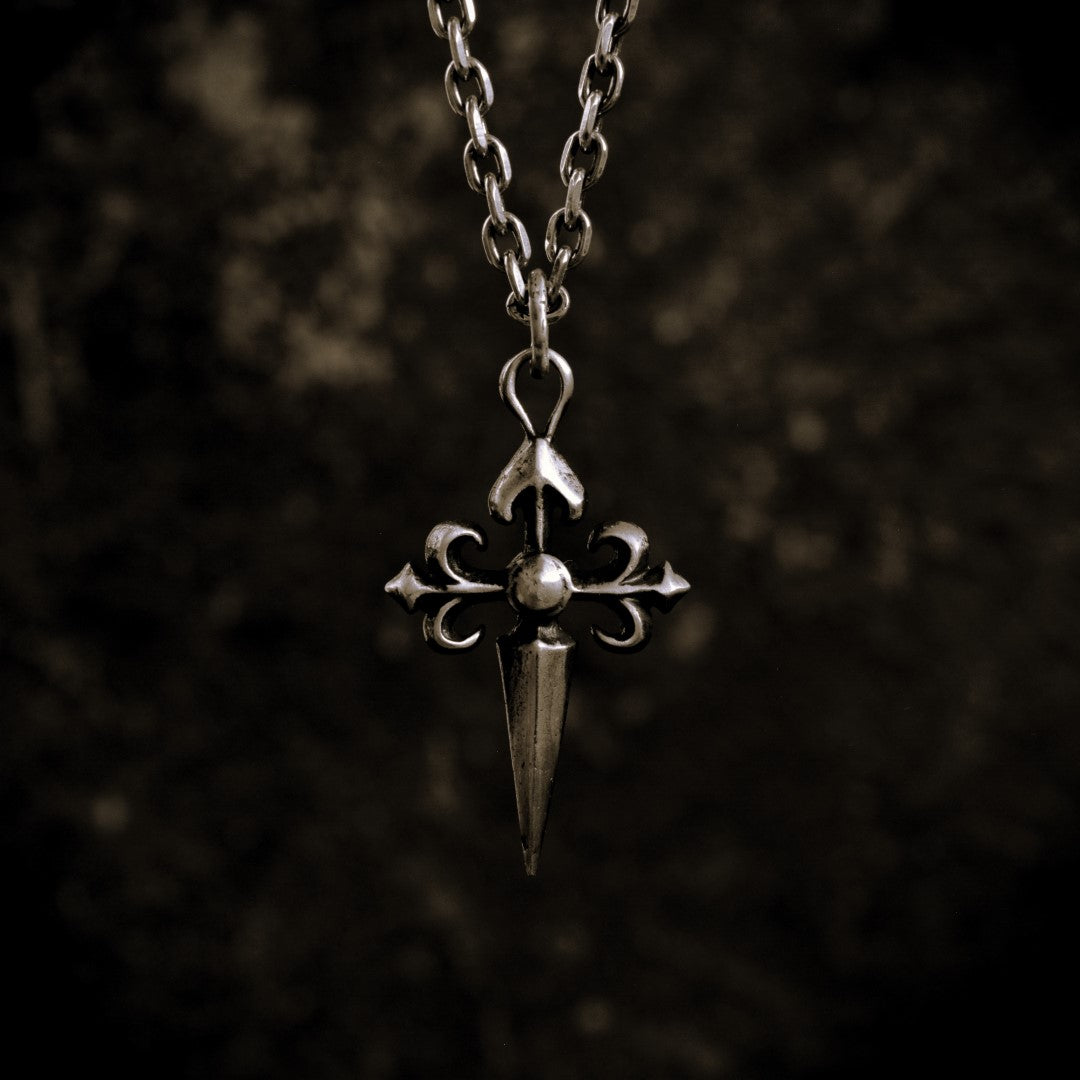 Сребърен медальон кръст 925 – артистичен мъжки дизайн | Арт Дива