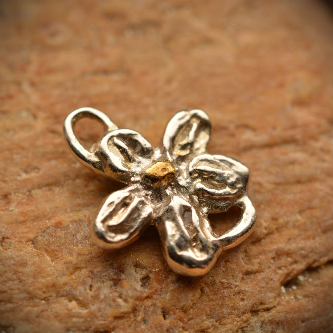 Сребърен медальон цвете 925 – бохо талисман за хармония | Арт Дива