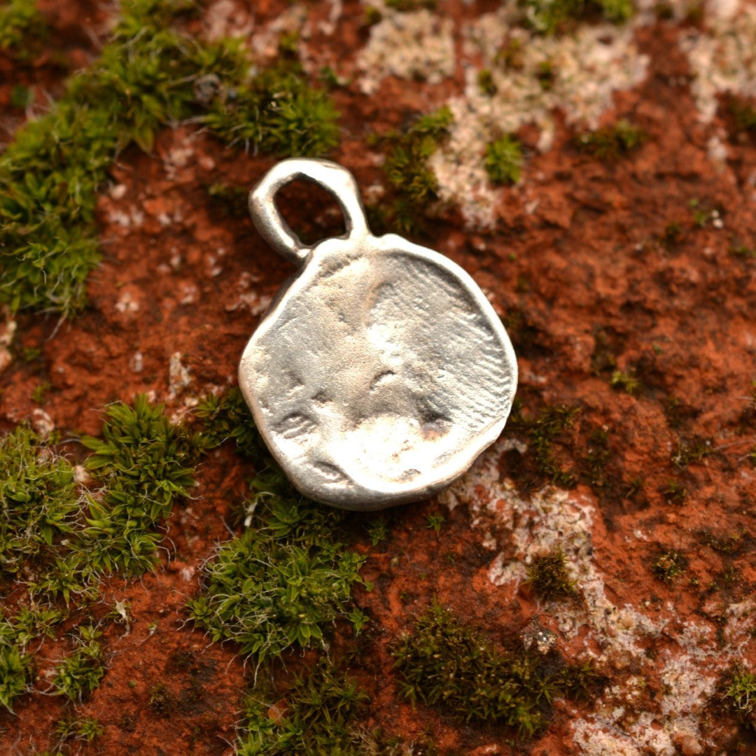 Сребърно бижу 925 – медальон лапичка, талисман за любов към животните, скулптурни бижута, бохо стил, ръчна изработка, подходящ подарък за любител на кучета или котки | Арт Дива