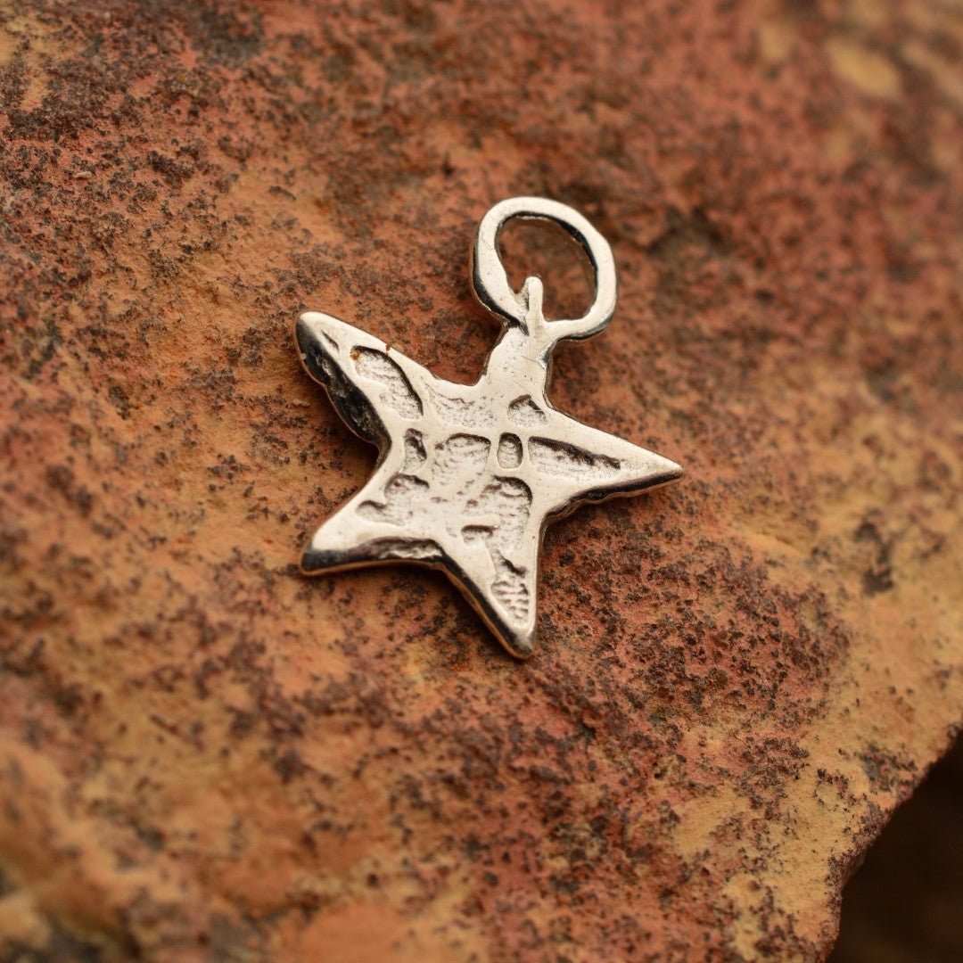 Сребърен медальон 925 звезда – талисман за надежда, скулптурни бижута, бохо стил, ръчна изработка, подходящ подарък за майка, дъщеря или приятелка | Арт Дива