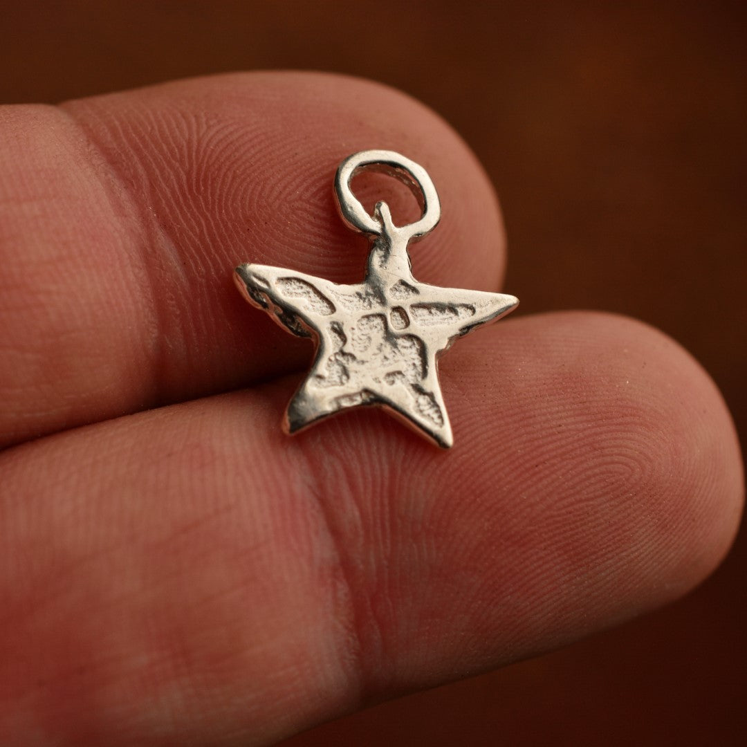 Сребърен медальон 925 звезда – талисман за надежда, скулптурни бижута, бохо стил, ръчна изработка, подходящ подарък за майка, дъщеря или приятелка | Арт Дива