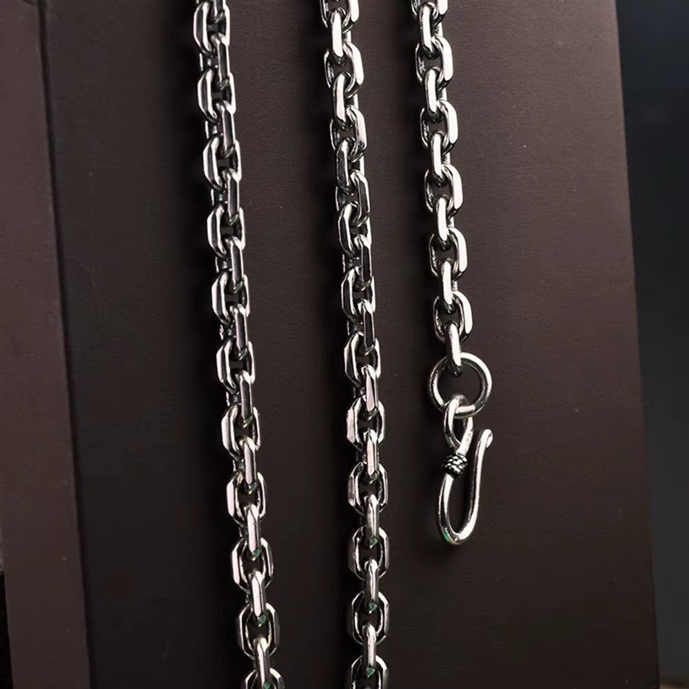 Мъжка Сребърна Верига (Сенджир) – Сребро 925, Дължина 65 см.